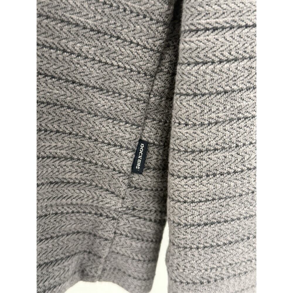 Lot Of 2 Dockers Pullovers Grey And Cream Men’s Size Large Levi Strauss &Co - Picture 7 of 9